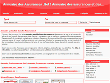Tablet Screenshot of annuaire-des-assurances.net
